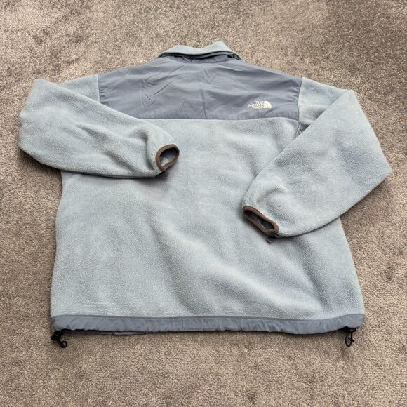 The North Face Denali Polartec Fleece Jacket Women Large Light Blue Outdoor Hike - Picture 2 of 16